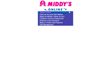 Tablet Screenshot of online.middys.com.au